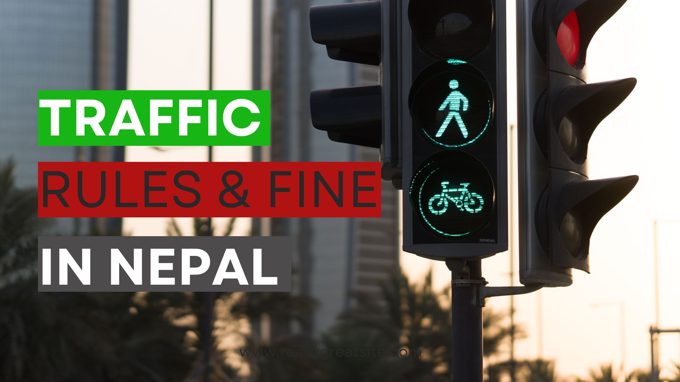 List of Traffic Rules and Their Fines In Nepal